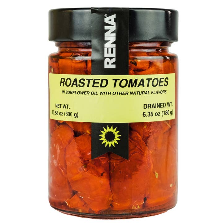 Renna, Fire Grill Roasted Tomatoes In preserved in oil, 10.58 oz for wholesale by Wholesale Italian Food