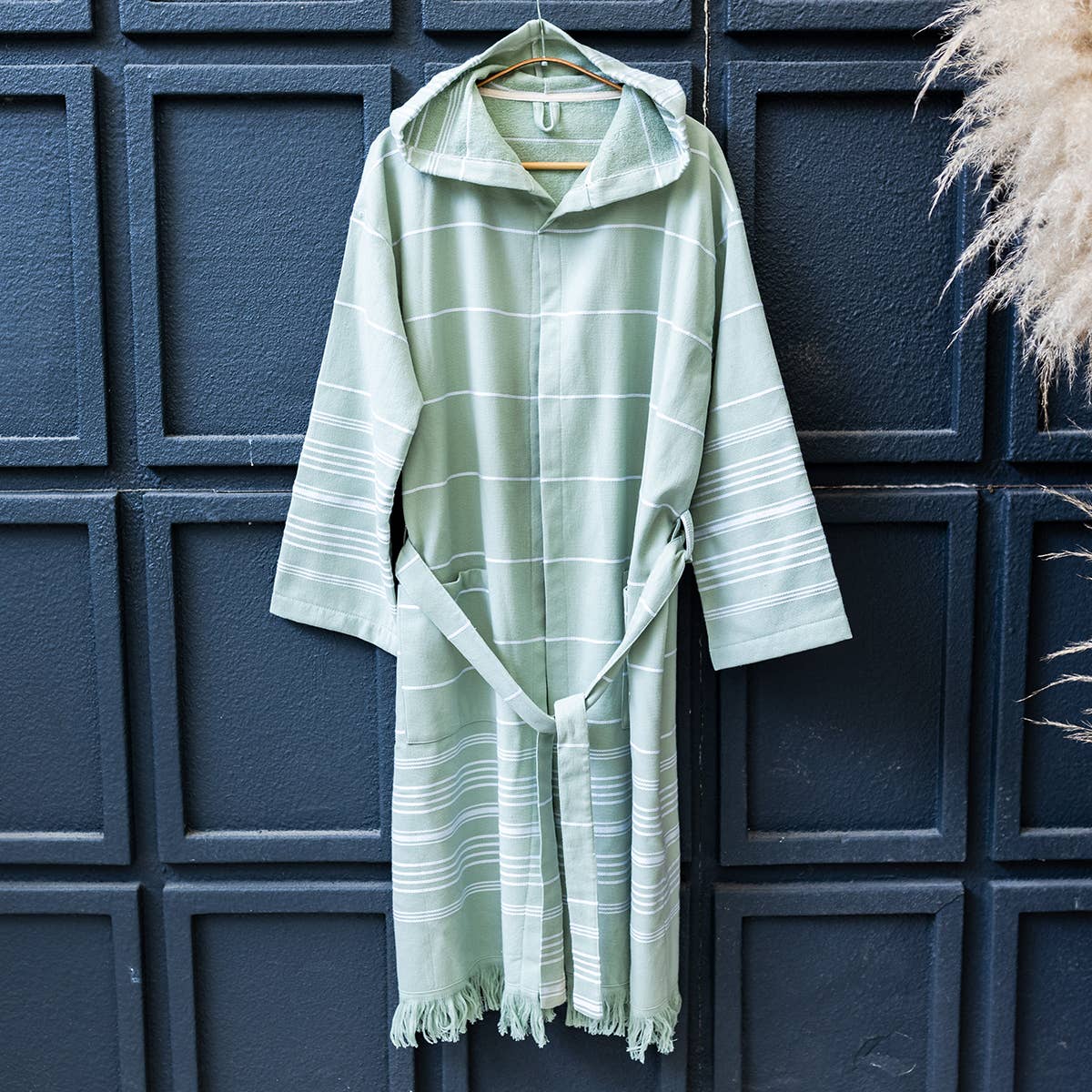 Kikoya – wholesale Robe – Unisex – Terrybacked Bathrobe Turkish Cotton Light Weight Hood Quick 22