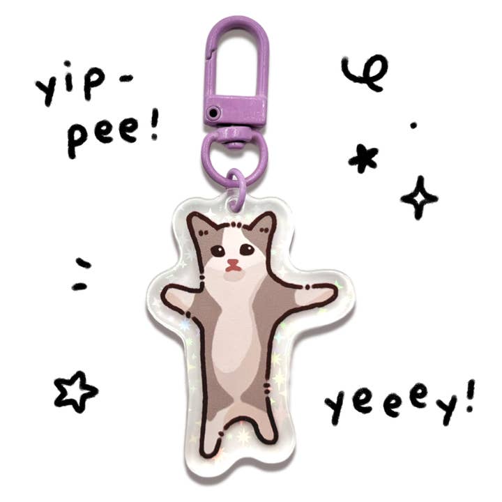 Bunhiry - Wholesale Keychain - Women's - Cat Meme Keychains