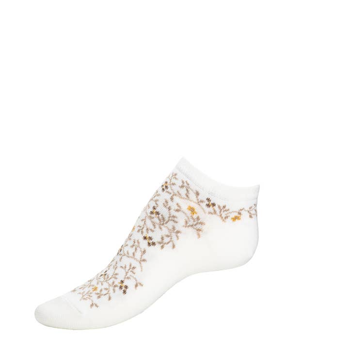 Die unsichtbaren Beeren - Damensocken - naturweiße Baumwolle für den Großhandel von Maison Broussaud