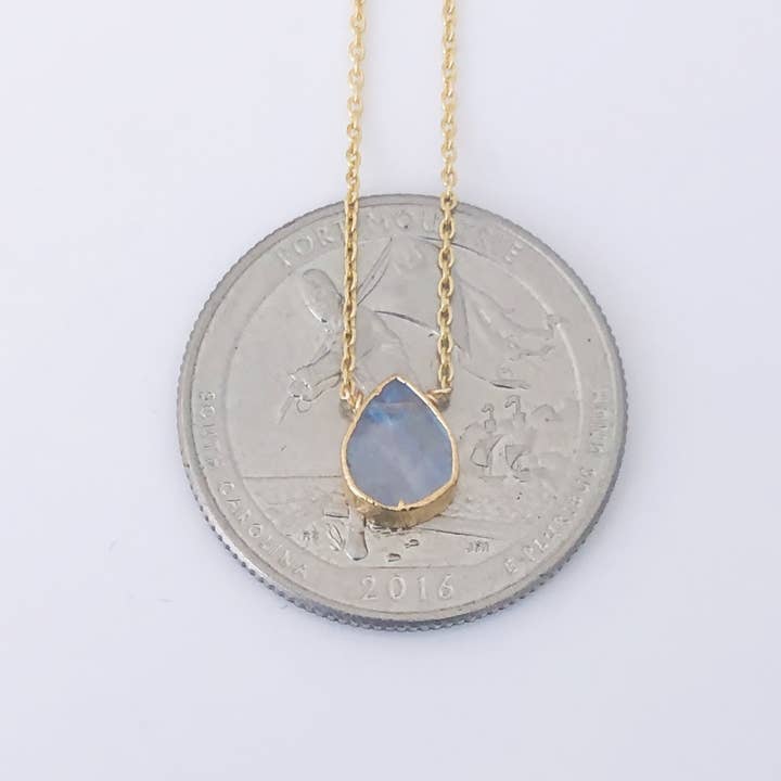 Modern Opus - Wholesale Pendant/charm necklace - Framed Stone NK201531