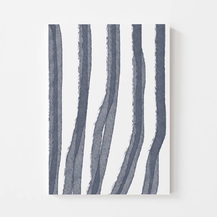 Blue Watercolor Coastal Inspired Art Print for wholesale by Nak print co.