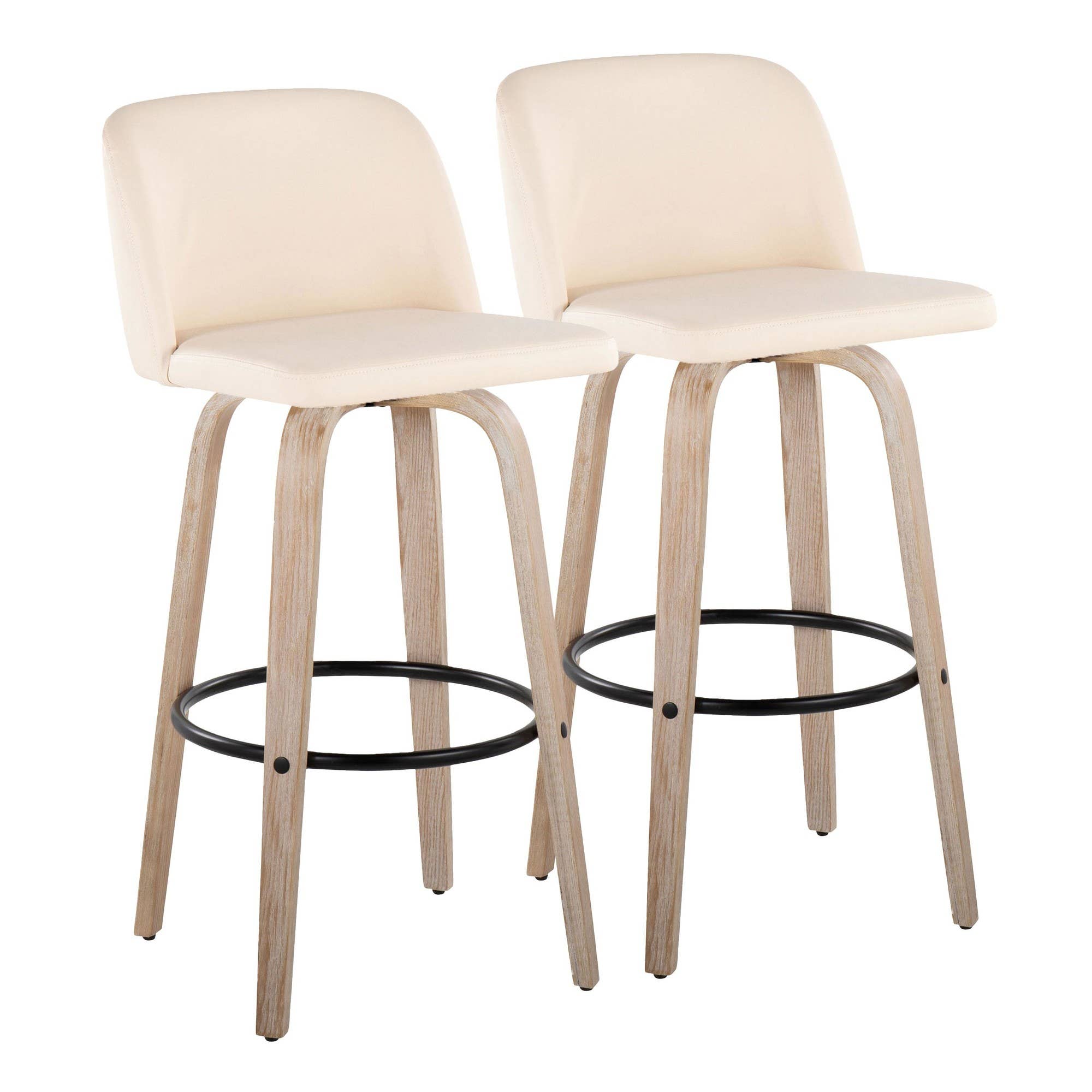 LumiSource and Grandview Gallery - Wholesale Stool - Toriano 26" Fixed Height Counter Stool Q - Set of 282