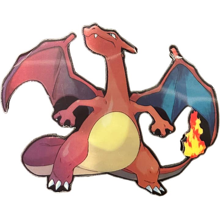 Charizard Anime 3D Sticker (C1) for wholesale by Cow Crack Wholesale
