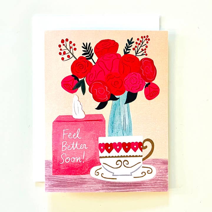 Little Desk Drawer - Wholesale Get Well Card - Feel Better Soon Card | Get Well Soon Greeting Card
1