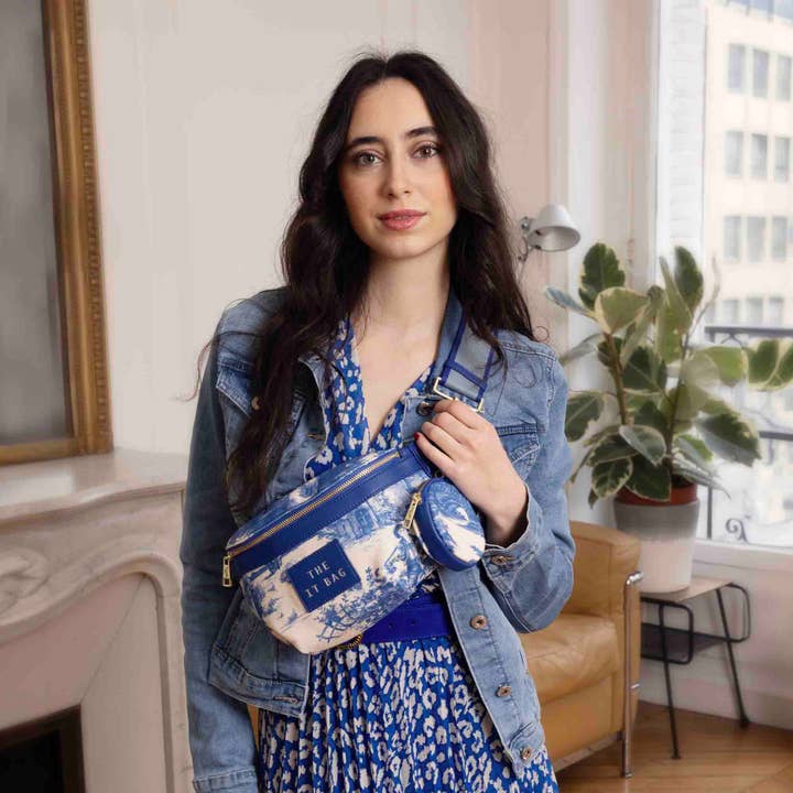 Vimoda - Vendita all'ingrosso Marsupio - Donna - Borsa a tracolla TOILE DE JOUY Clutch THE IT BAG Clémentine1