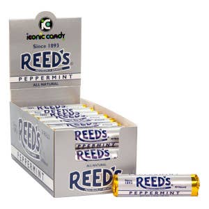 L&F Universal Goods – wholesale Mints – Reed's Peppermint Roll 24/1.01OZ