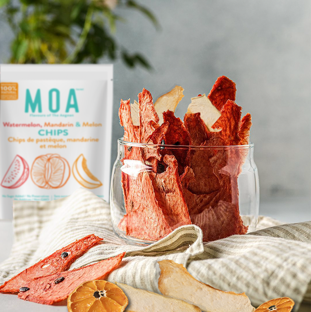 MOA Snacks - Wholesale Dried/Dehydrated Fruit - Watermelon & Mandarin & Melon Mix Chips5