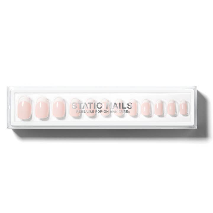 Static Nails - Wholesale Press-On/Fake Nails - FRENCH 75 ROUND