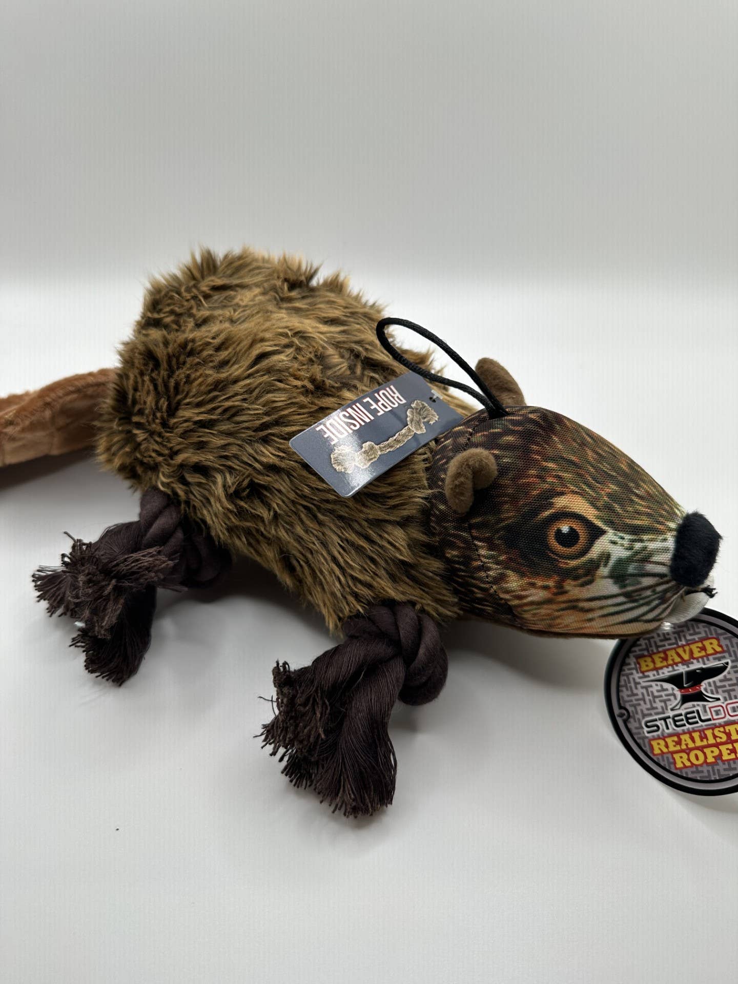 STEELDOG USA LLC - Wholesale Pet Plush Toy - Dog - 12 pc Realistic Ropers Clip Strip5