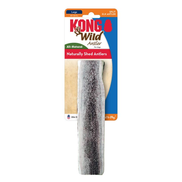Pet Palette Distribution - Wholesale Pet Chew Toy - Dog - KONG® Wild Antler Split Large