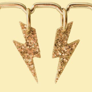 Pendientes de Lentejuelas- Rayos- Dorado para venta al por mayor de Atelier Rochelais