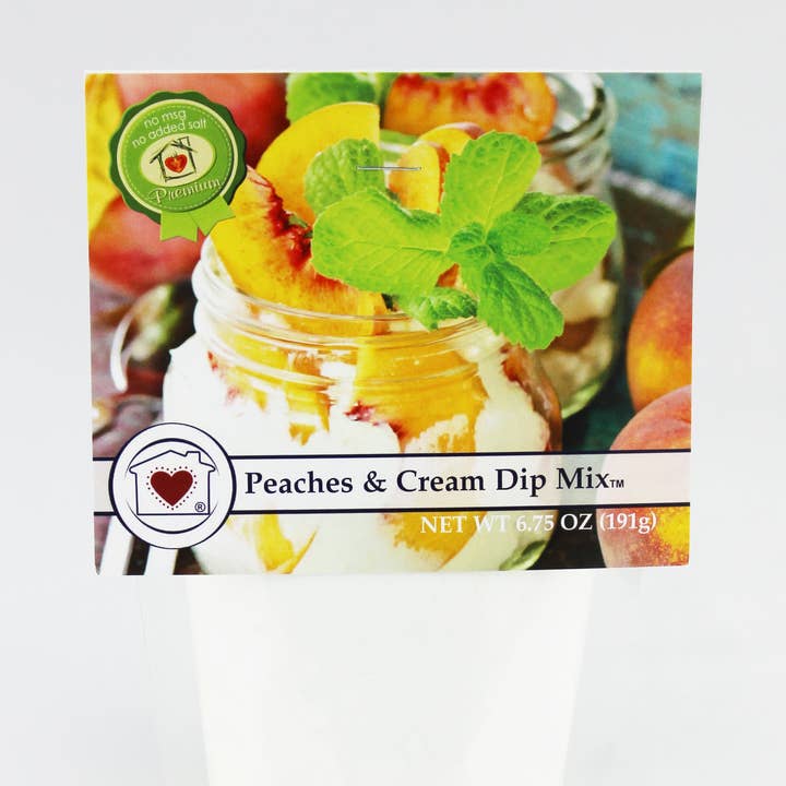 Peaches & Cream Dip Mix for wholesale by Country Home Creations