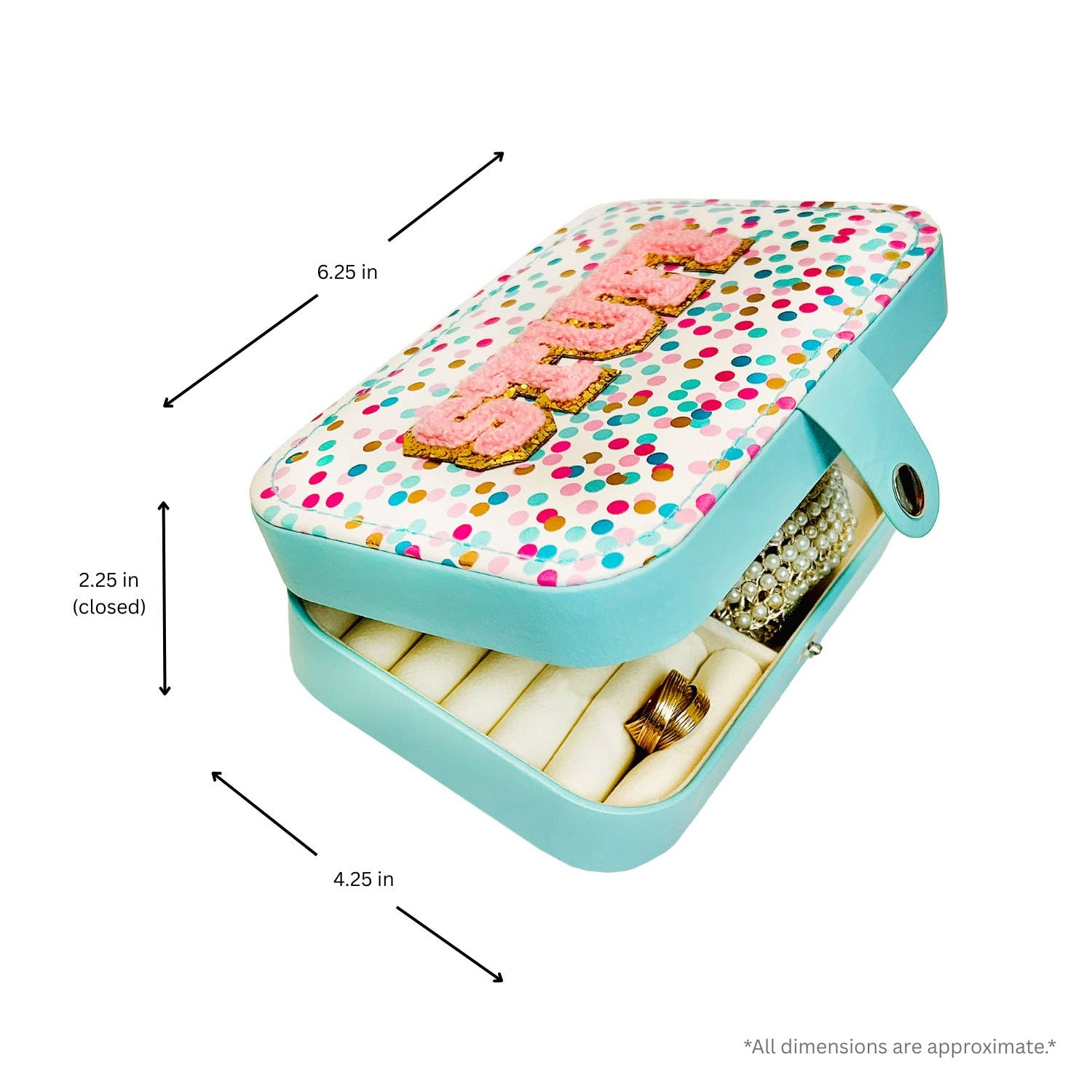 Streamline - Wholesale Jewelry Box/Organizer - Confetti Stuff Jewelry Storage Box2