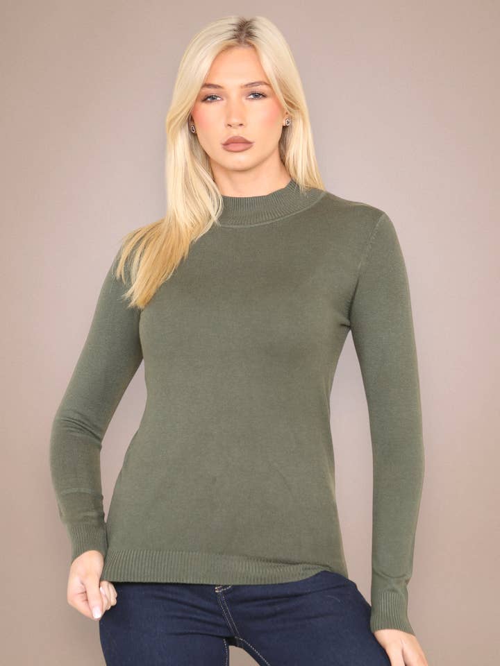 Classic Turtle Neck Knit Sweater for wholesale by Kurt Muller