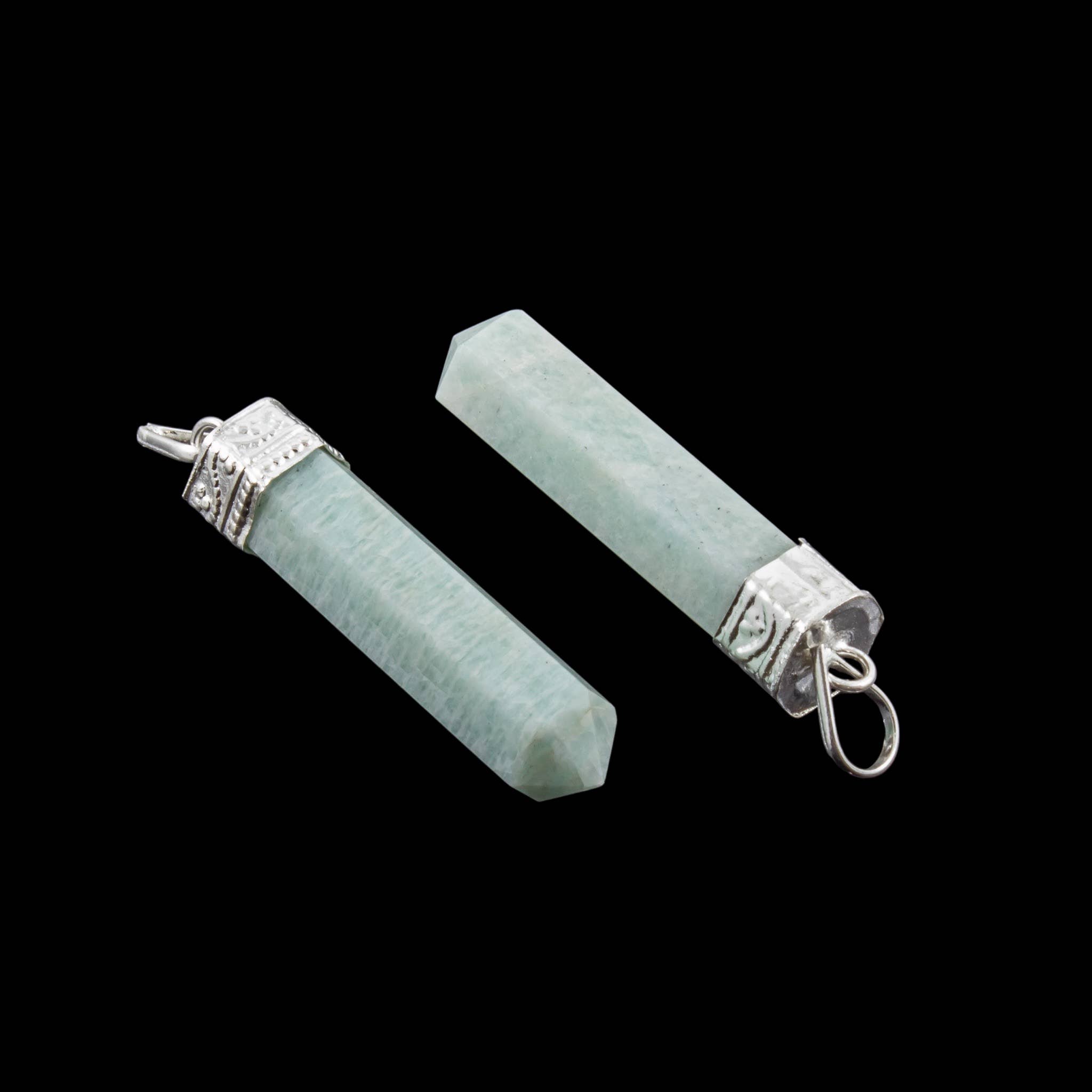 Quasar Gems USA - Wholesale Individuele bedel/hanger - Hangertjes met natuurlijke edelstenen aan potloodkettingen0