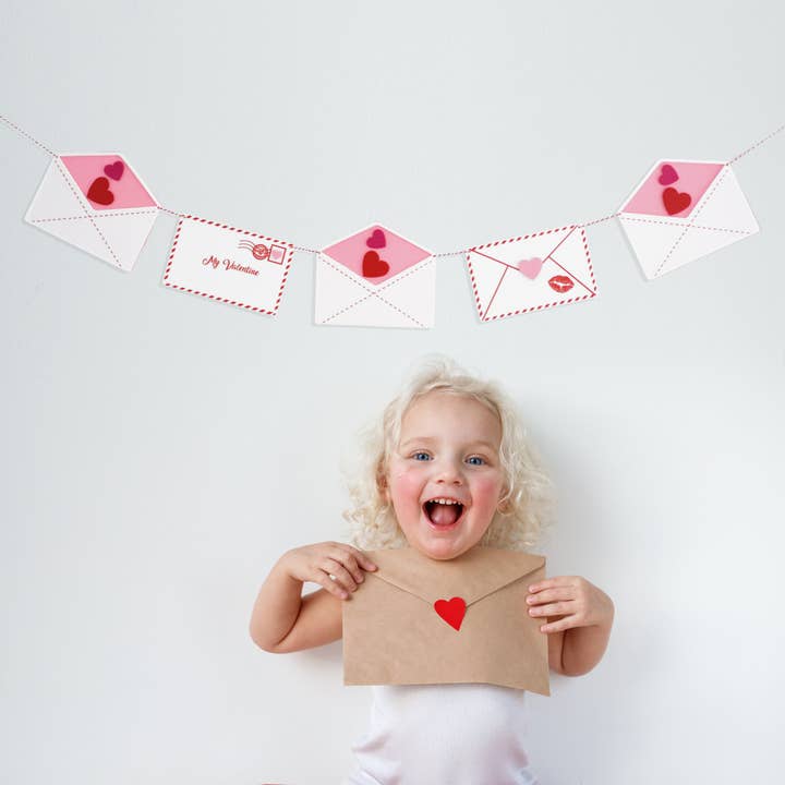 Bannière de courrier de la Saint-Valentin pour la vente par Decomod