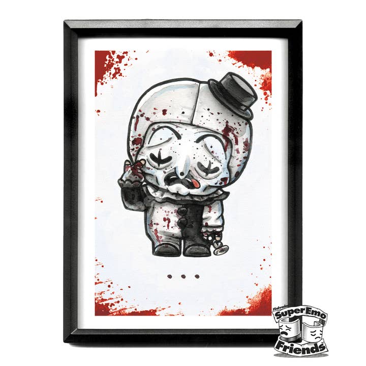 SuperEmo Awwty Inramad 5x7 Print för wholesale av SuperEmoFriends