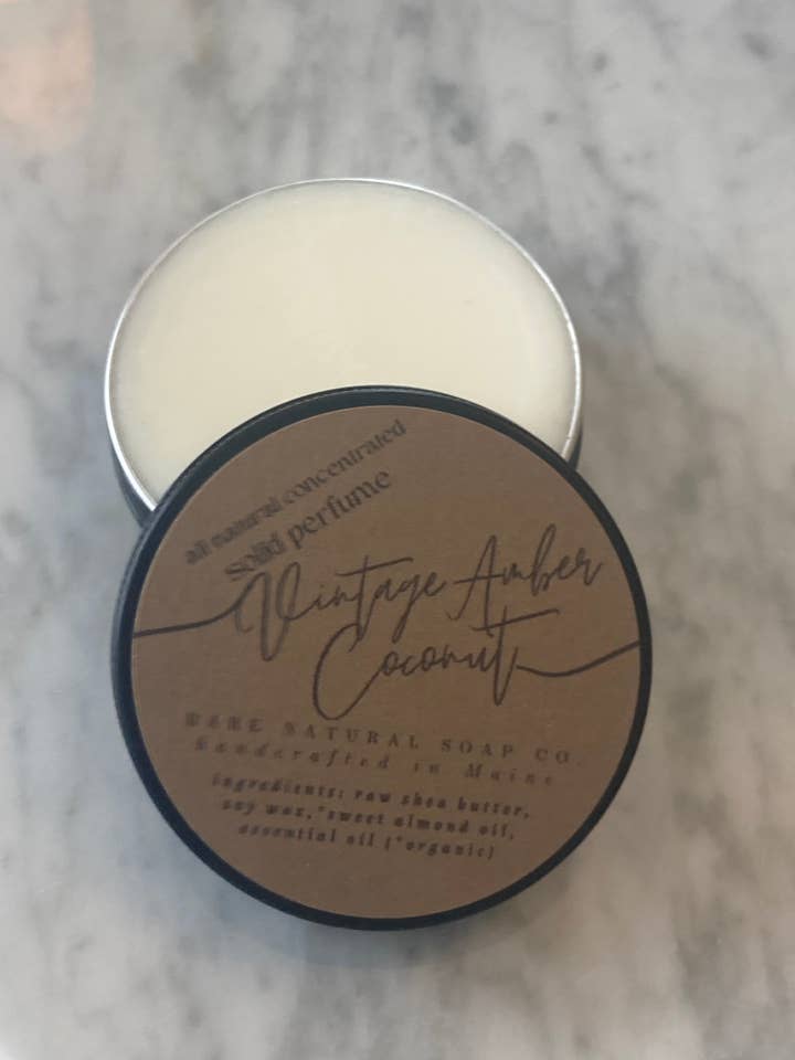 Solid Perfume Balm | All-Natural & Plant-Based for wholesale by Bare Natural Soap Co