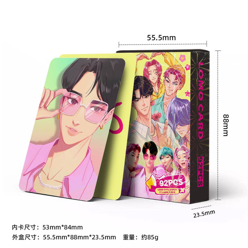 Auraquise - Wholesale Sticker - Kids & Baby - Kpop Demon Hunters Holographic Photocard Set Double-Sided LOMO Cards Mini Stickers & Collectible Flash Cards6