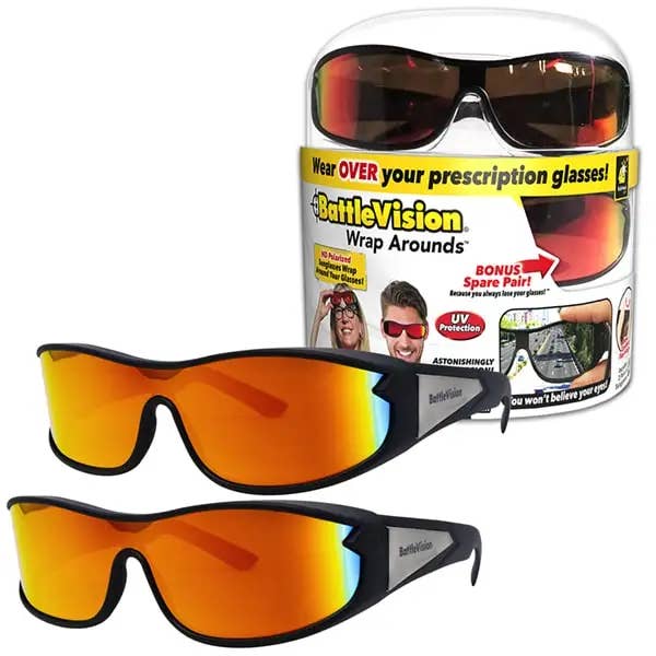 BulbHead - Wholesale Sunglasses - Unisex - BattleVision Wraparounds Glasses