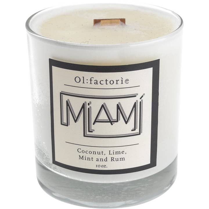 Miami Candle for wholesale by Olfactorie Candles + Apothecary