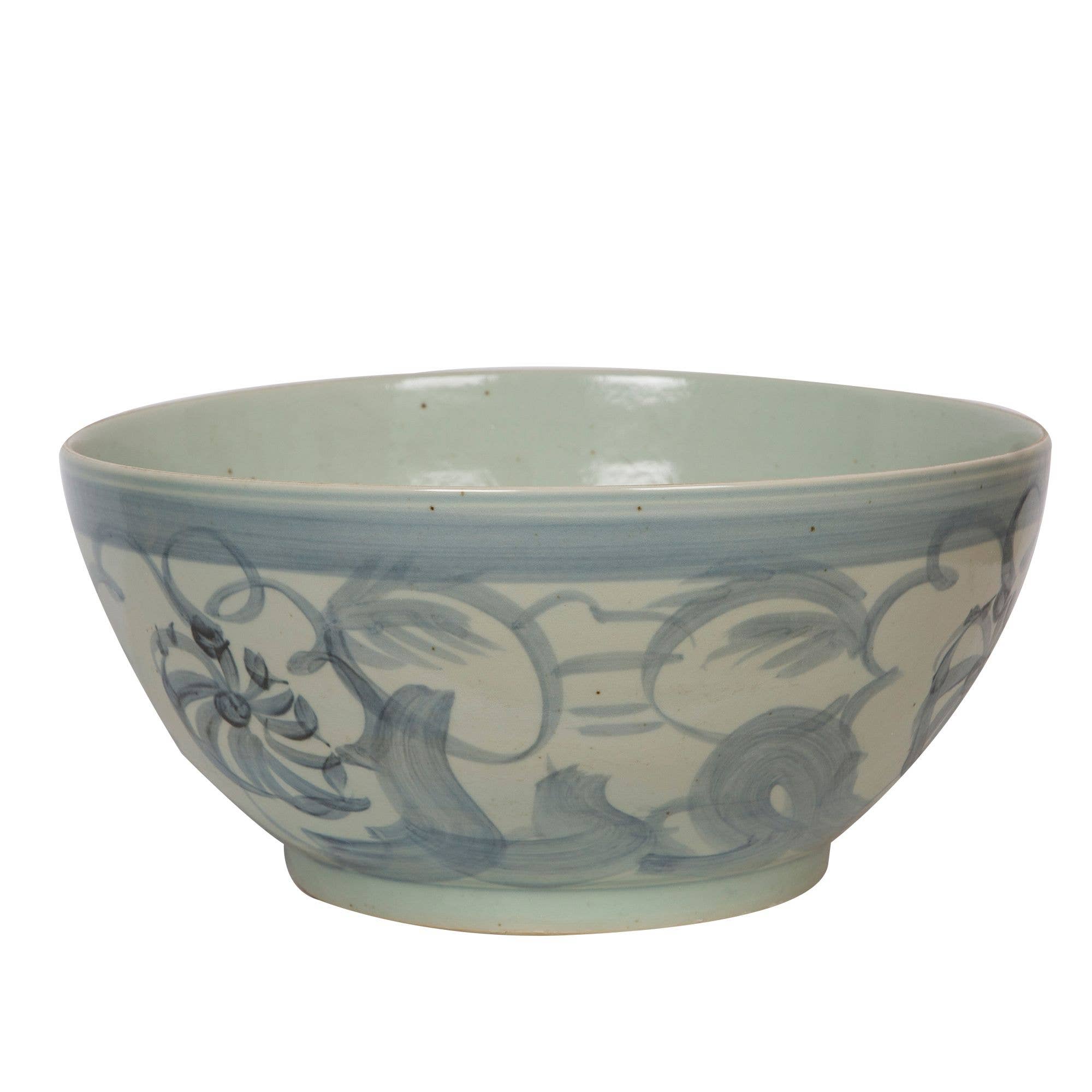 Legend Accents - Wholesale Decorative Plate/Dish/Bowl - Silla Bowl Twist Flower - Large1