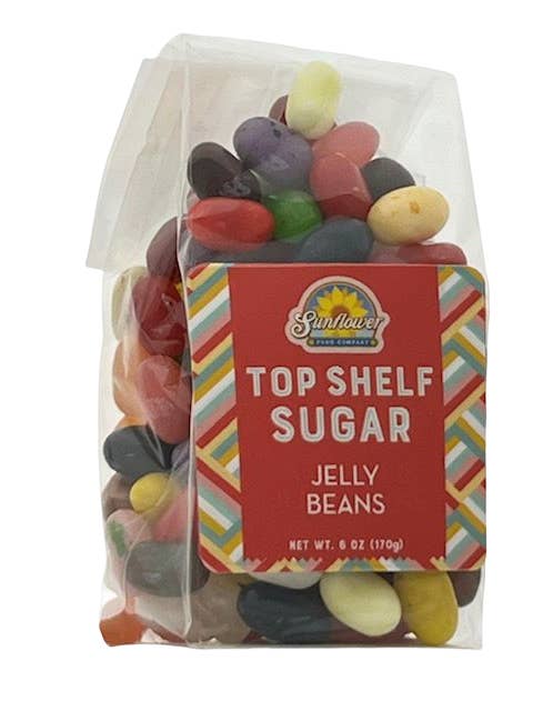 Jelly Bean Pocket Snack-6oz fold over bags--12 units/case for wholesale by Sunflower Food Company
