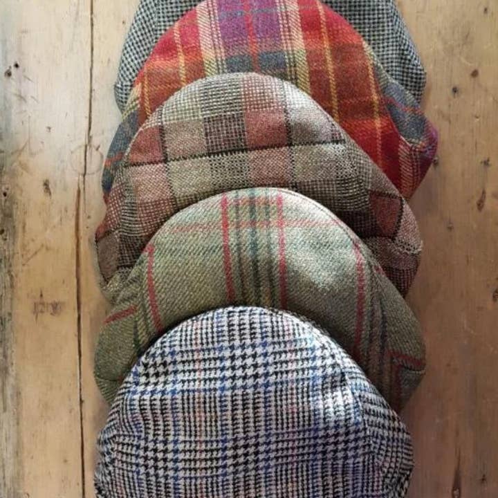 Leather Guild - Wholesale Flatcap - Men's - Tweed Flat Cap