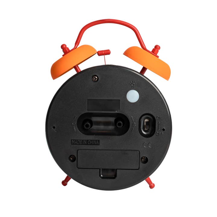 Fisura – wholesale Alarm clock – Retro Blue and Yellow Alarm Clock2