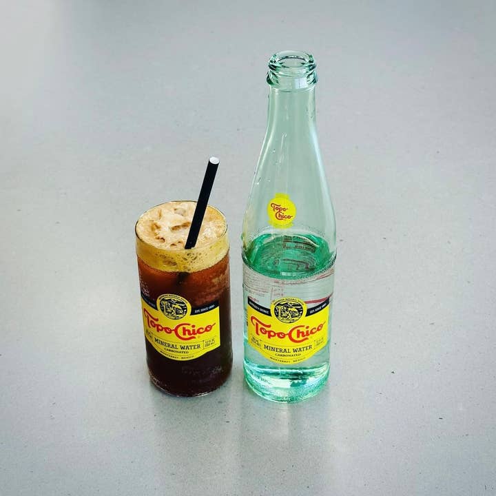 Project Happiness Candle Co. - Wholesale Drinking Glass/Cup - Topo Chico Drinking Glass