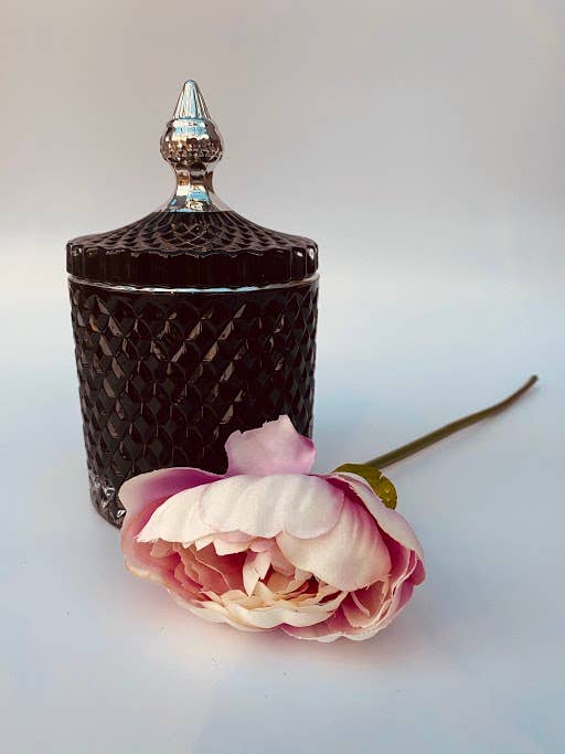 Duftkerze mit 2 Dochten in einem großen Glas im Vintage-Stil für den Großhandel von Shreya Candles