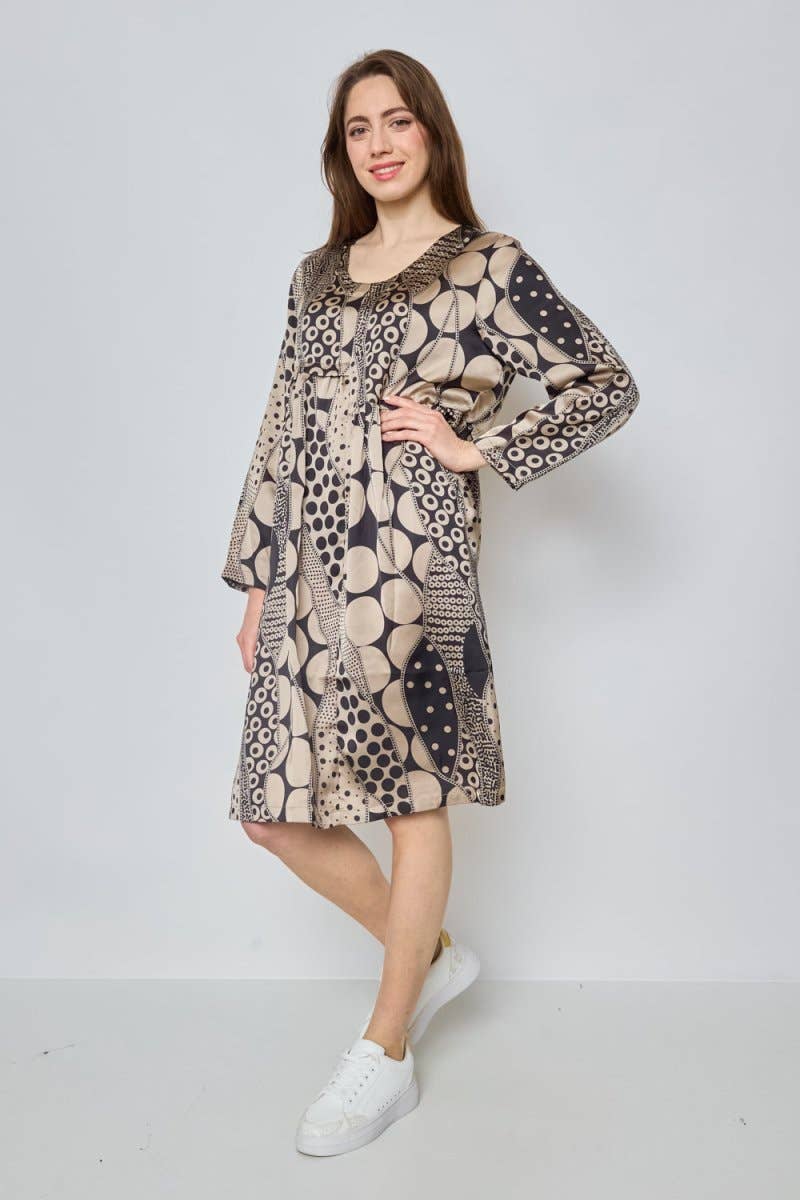 Beige Dress - P1-R0006 en vente sur Faire2