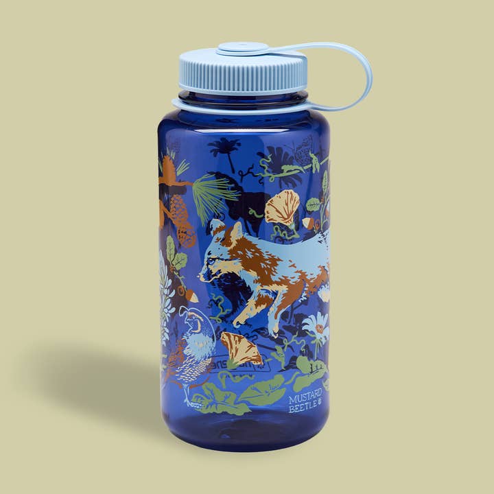 Nalgene 32oz : Îles Anglo-Normandes pour la vente par Mustard Beetle