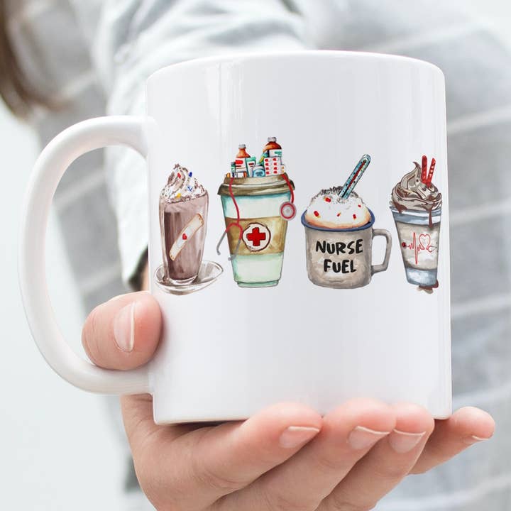 Christmas Mug - Nurse Fuel for wholesale by Jackson + Wyatt