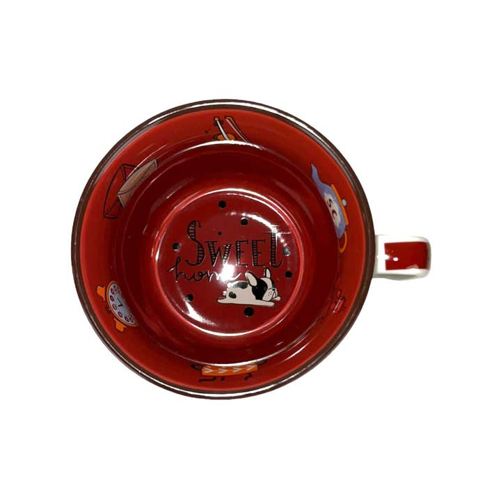 multicolore Tazza in ceramica da donna della collezione Sweet Candy in vendita all'ingrosso su Faire8