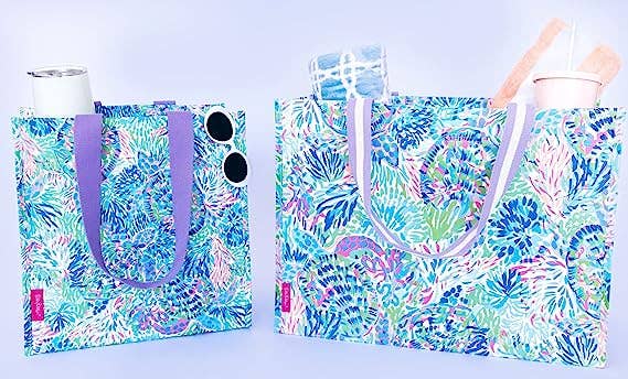 Lilly Pulitzer by Lifeguard Press - Wholesale Grocery/Shopping Bag - Market Shopper, Shell Of A Party5