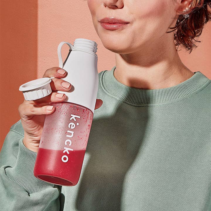kencko - Wholesale Water Bottle - Reusable Organic Smoothie Shaker Bottle (10 bottles)5