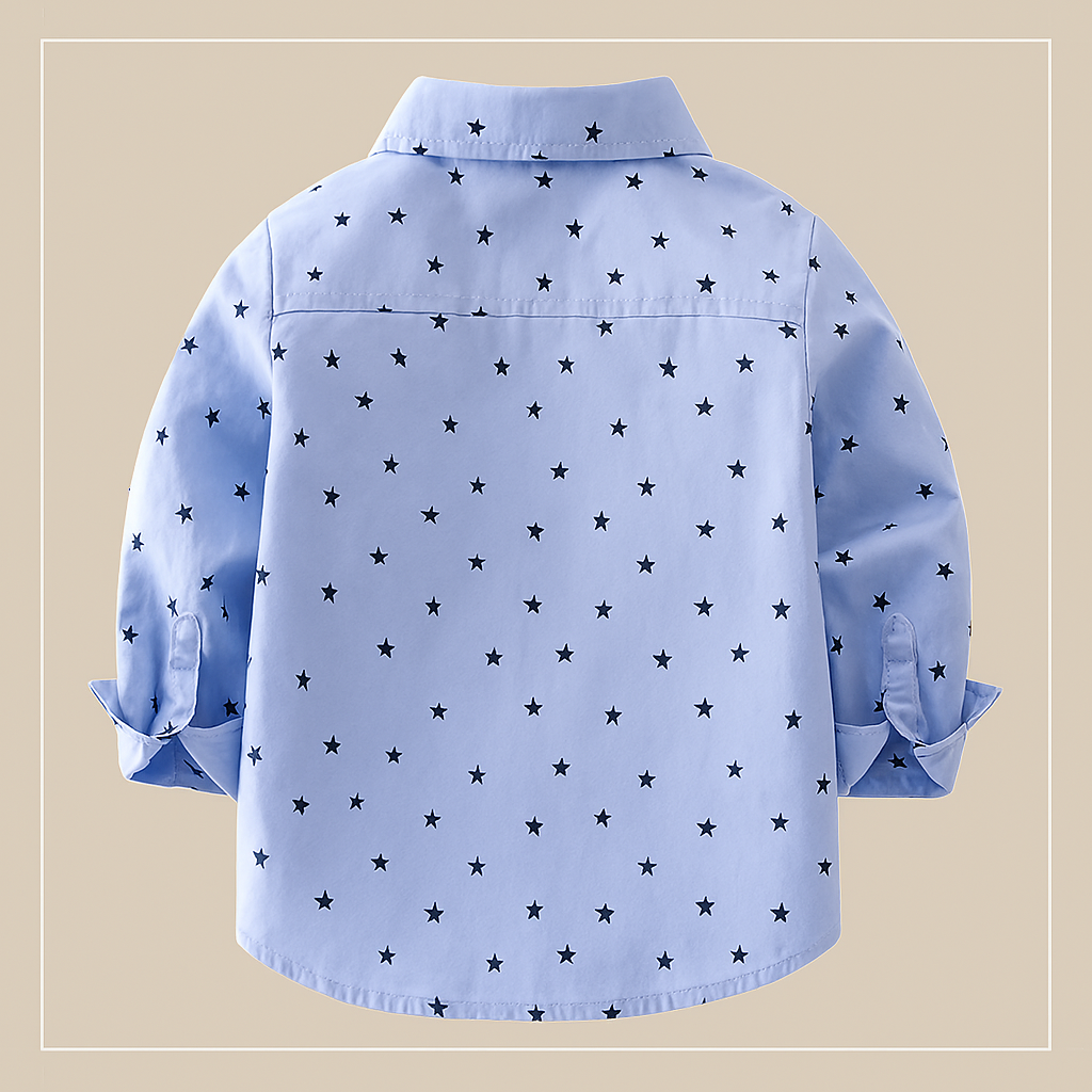 Fennco Styles – wholesale Buttoned-down shirt – Kids – Blue Star Cotton Button-Down Shirt – Baby & Toddler1