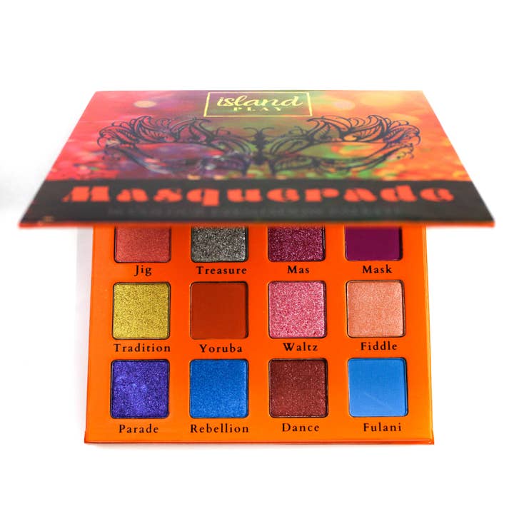 Masquerade Eyeshadow Palette for wholesale by Island Play Cosmetics