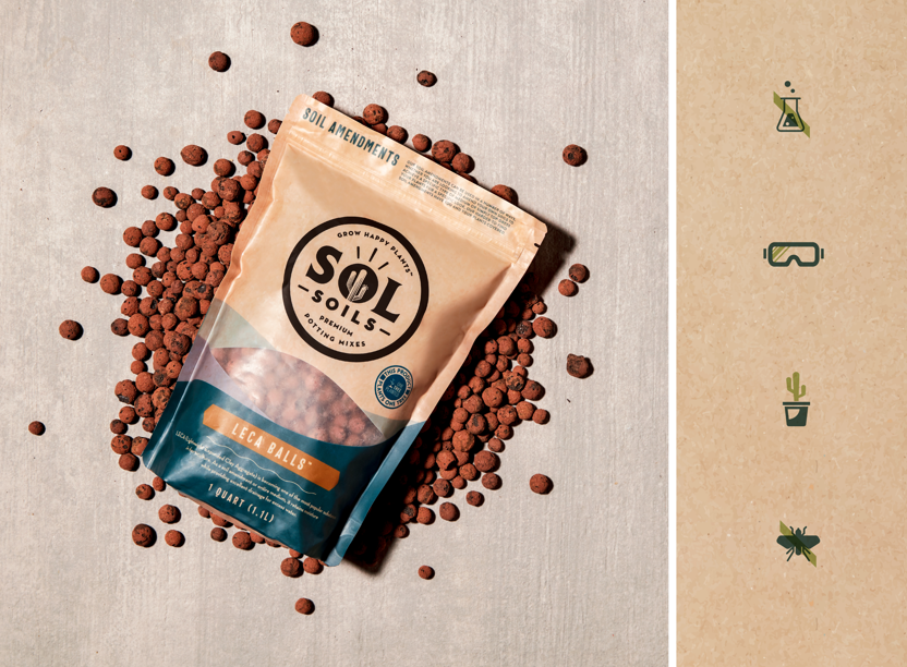 Sol Soils - Wholesale Planting/Potting Soil - Amendments (1Gal) LECA Balls4