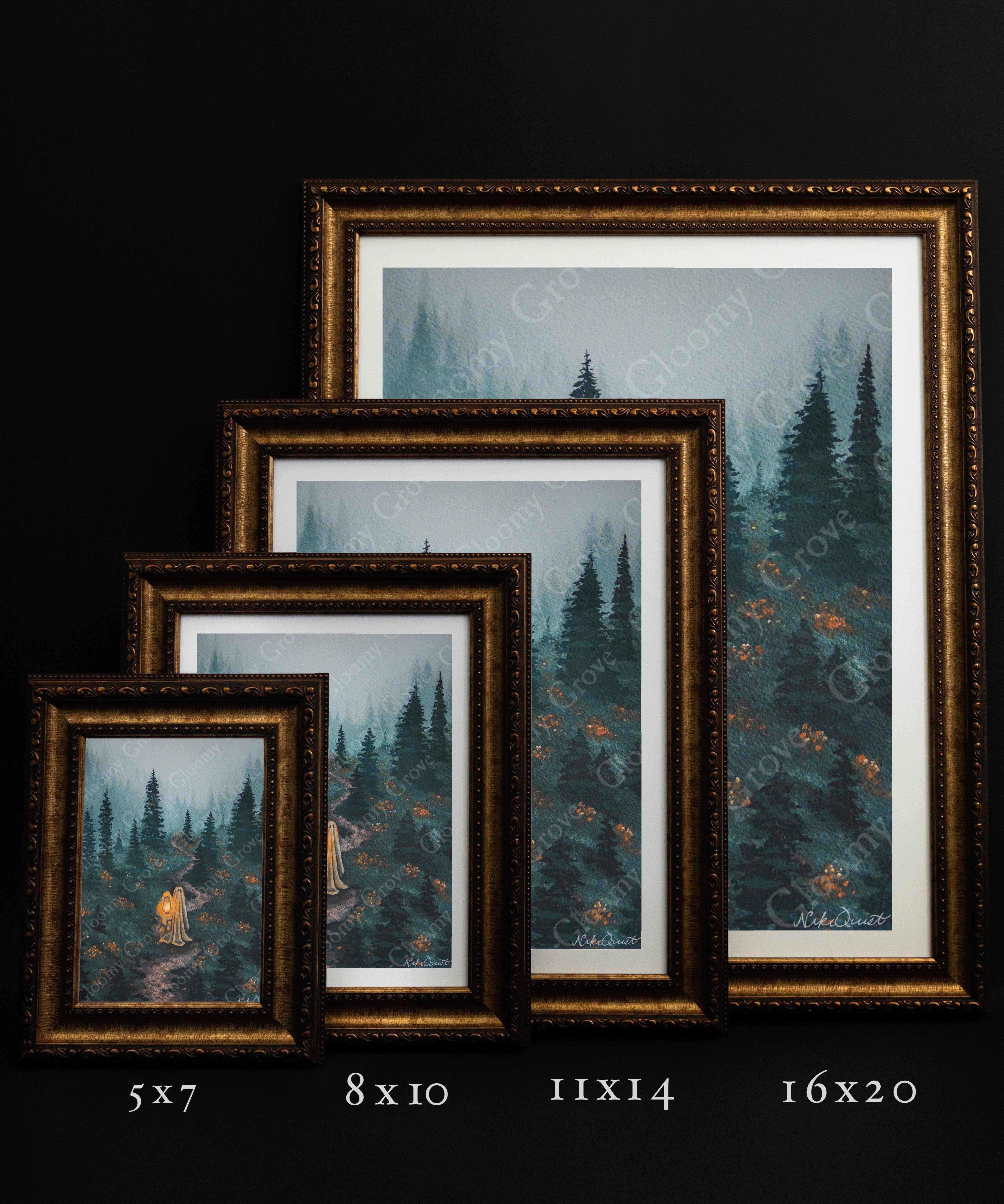 Gloomy Grove - Wholesale Art Print - "Wander" | Fine Art Print4