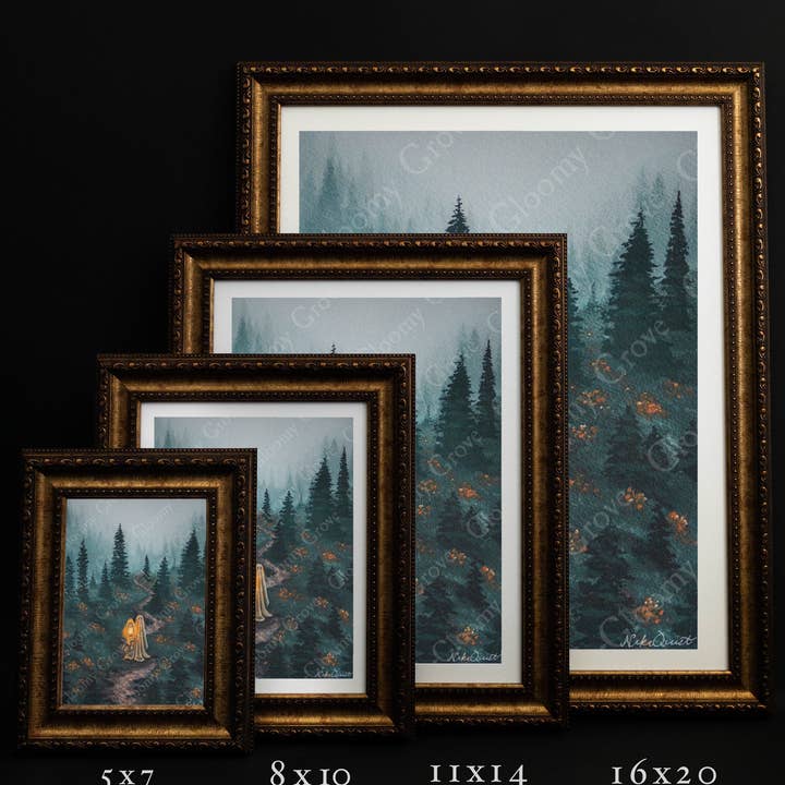 Gloomy Grove - Wholesale Art Print - "Wander" | Fine Art Print4