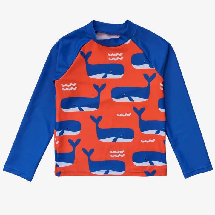 Whale Waves Print Rash Vest and other Purchase Wholesale rashguard. Free Returns & Net 60 Terms on Faire trending on Faire.