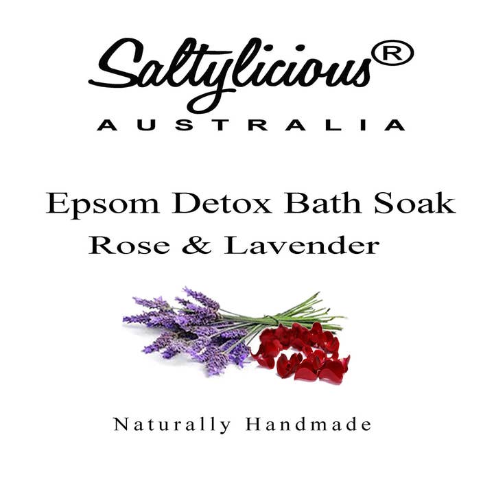 Naturally Pure Aromas - Wholesale Bath salts - Rose & Lavender Epsom Salts Bath & Foot Soak Bulk