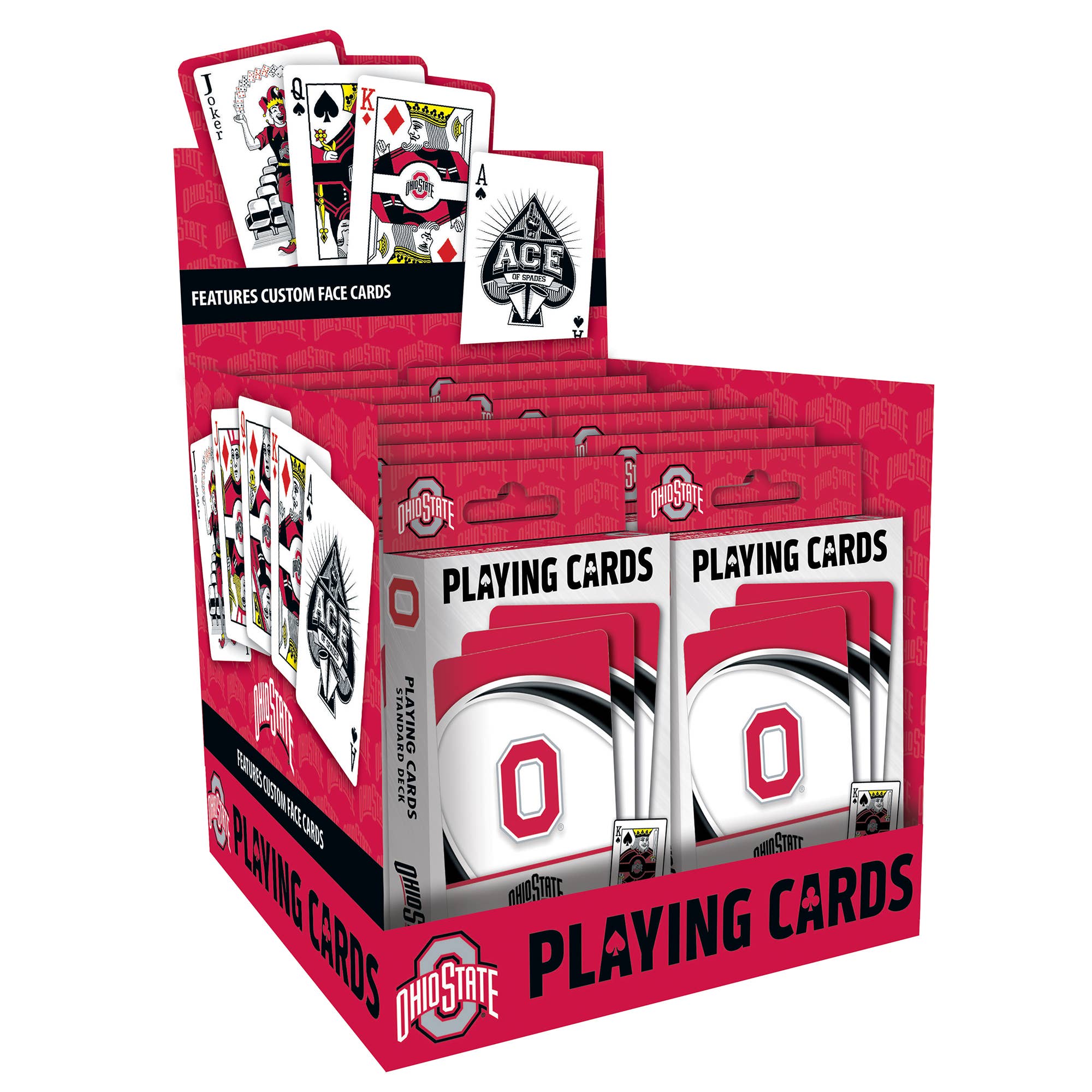 Masterpieces Puzzles - Wholesale Playing Cards - Ohio State Buckeyes Playing Cards3