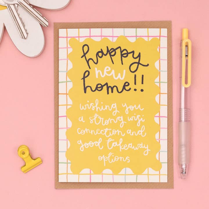 Oh, Laura – wholesale Congratulations card – greeting card - 'happy new home'0