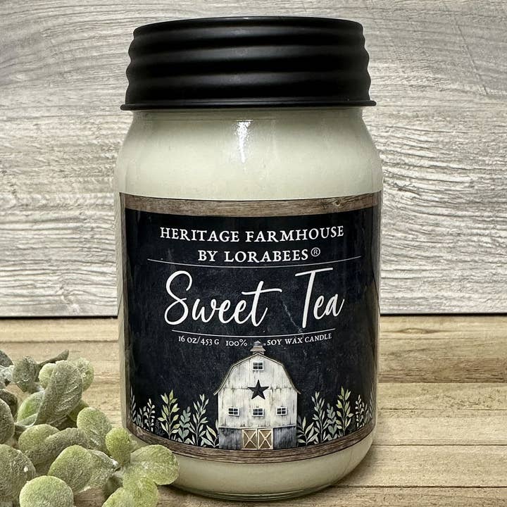 Sweet Tea Heritage Farmhouse Candles for wholesale by Lorabees