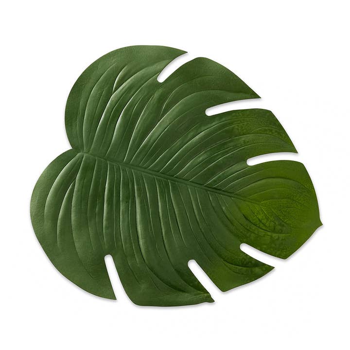 Fennco Styles - Vente Sets de table - Napperon vert Monstera Leaf 14,5 x 18 pouces