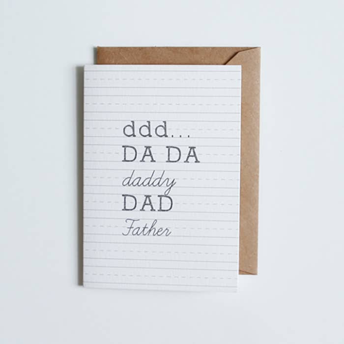 Papà tratteggiato per la vendita all'ingrosso da parte di Paper + Cup